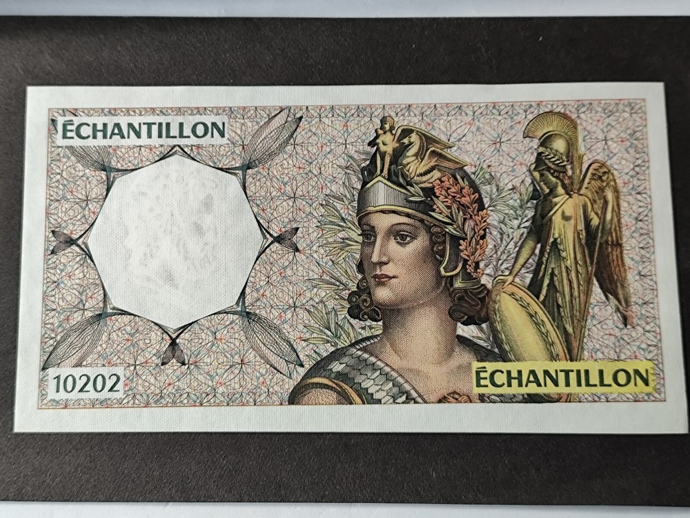 France (1990-95) - Code 10202 - Echantillon - SAMPLE - ATM Test Note - UNC