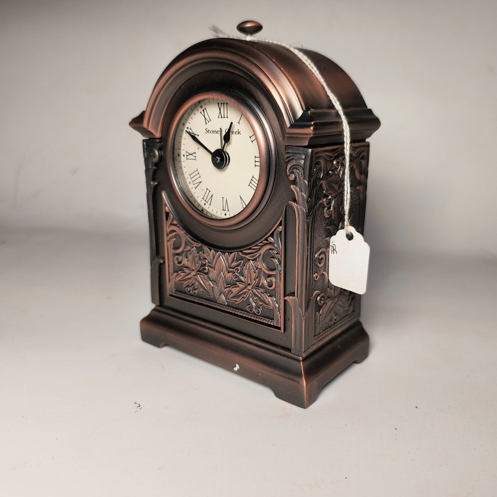 Stoney Creek Quartz Pewter Clock