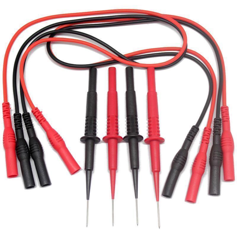 1mm tiny thin Needle Tipped Tip Multimeter Probes Test Leads for Fluke