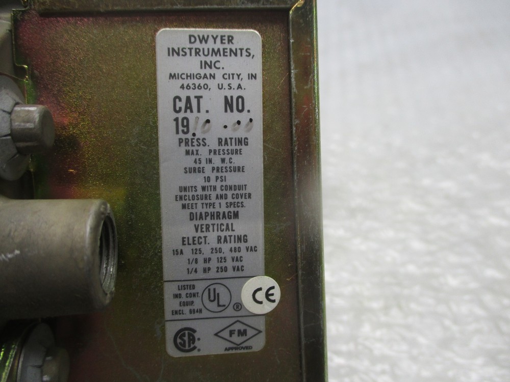 DWYER 1910 SWITCH NSNP