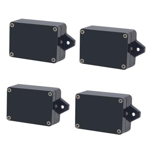 Project Box ABS Plastic Electrical Boxes IP65 Waterproof 3.3"x2.3"x1.3" Black