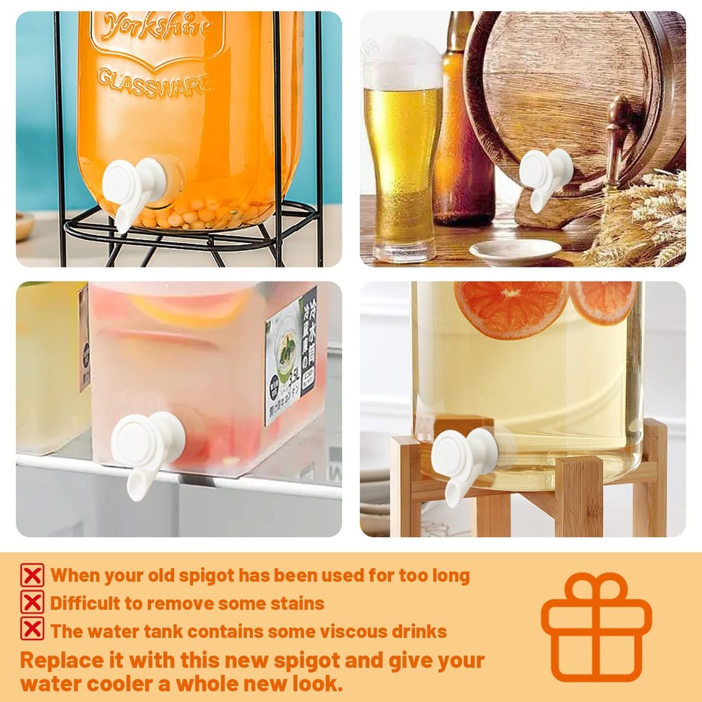 PushButton Spigot Cooler Spigot Replacement, Compatible with Igloo 210 Gallon...