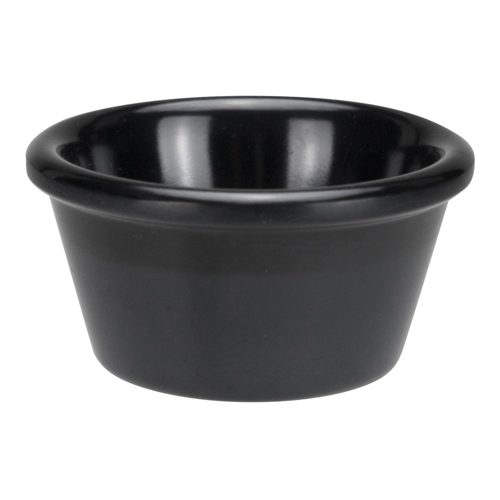 6oz Plain Ramekins, Black (8 Dozen)