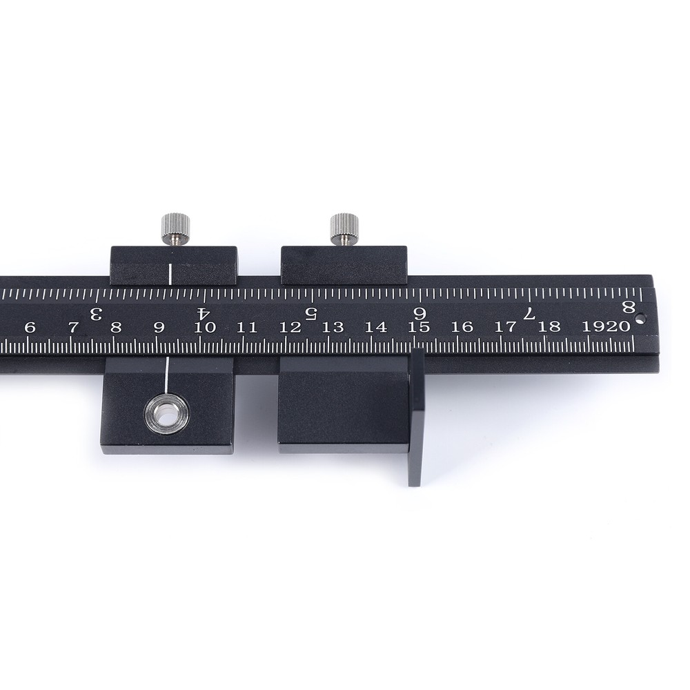 Adjustable Position Ruler Cabinet Hardware Installation Jig Woodworking Tools US