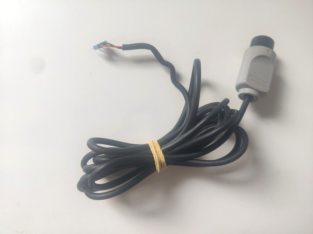 Official N64 Controller Cable Cord Replacement - OEM Gray Version