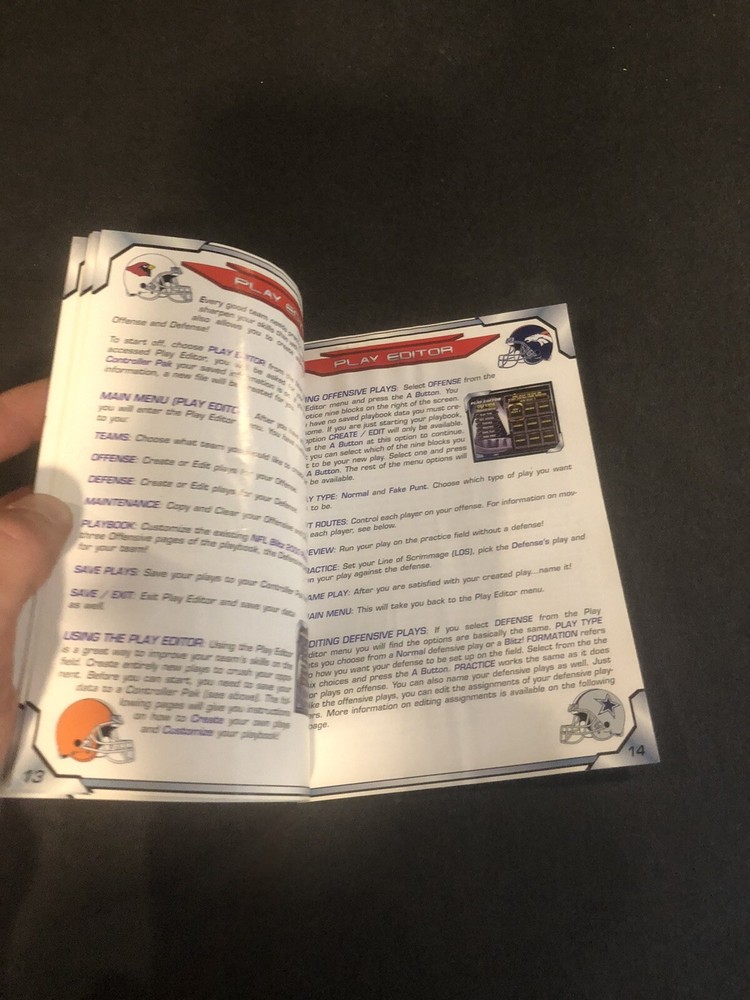 nfl blitz 2000 n64 manual