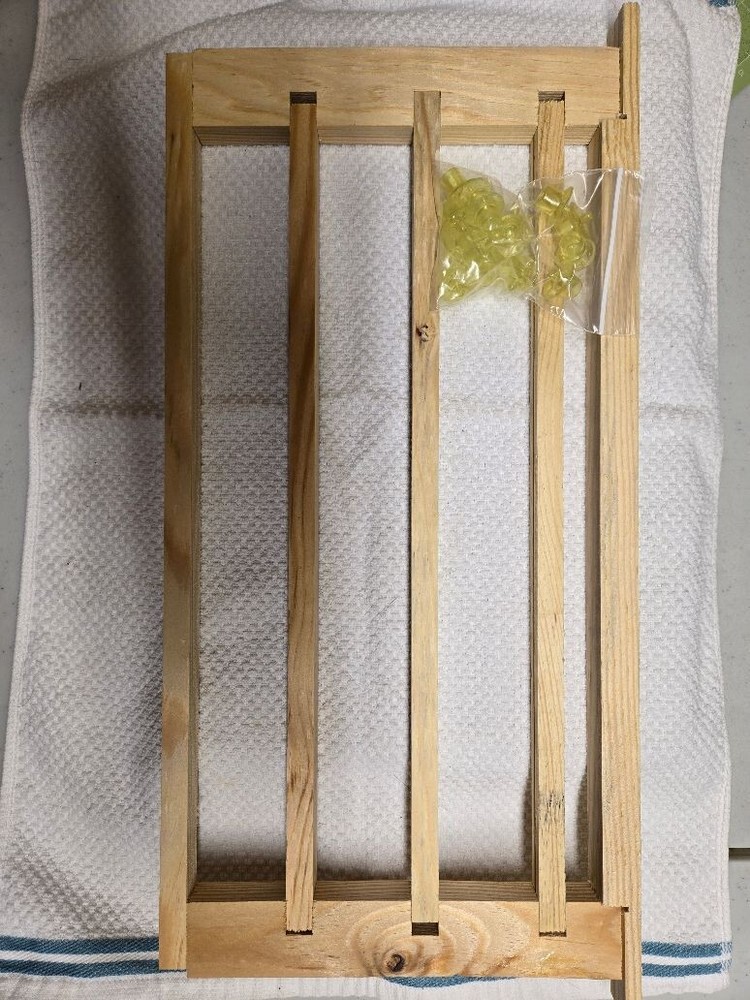 Beekeeping Queen Cell BAR Frame w/Cups