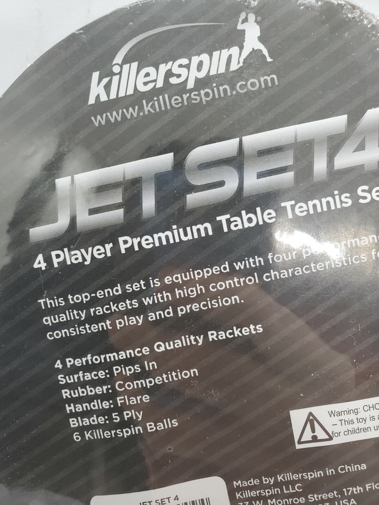 One (1) KillerSpin Table Tennis Racket