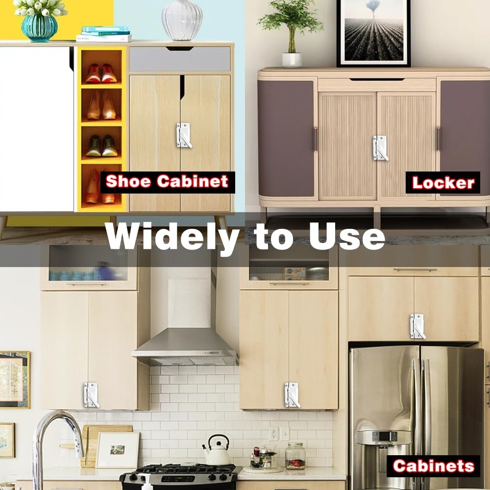 Sliding Window Sash Locks White ZUONAI 2 Pack Cam for Double