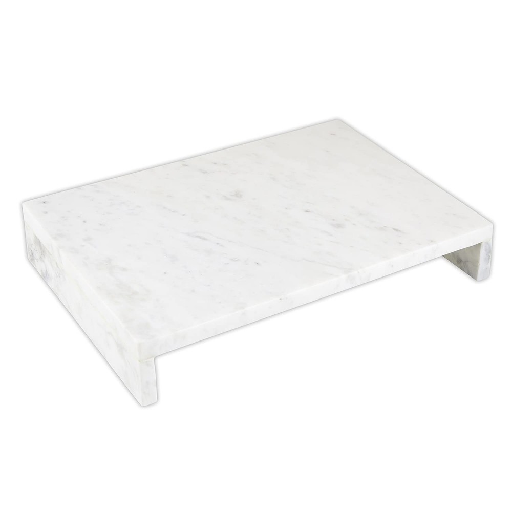 Waterfall Marble Tray - Elegant Table Display Riser Charcuterie Cheese Board ...