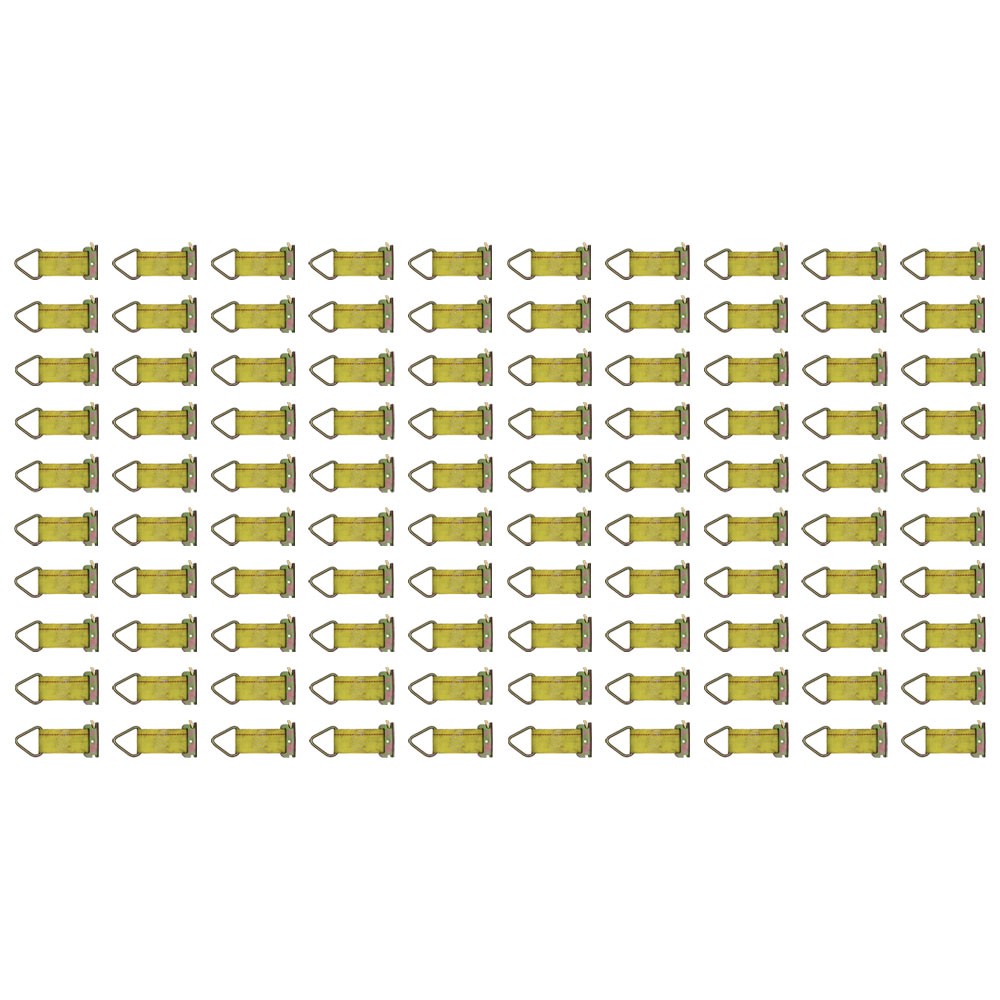 (100) E Track Fitting Strap Enclosed Trailer Cargo Trailer Rope Tie Off Tie Down
