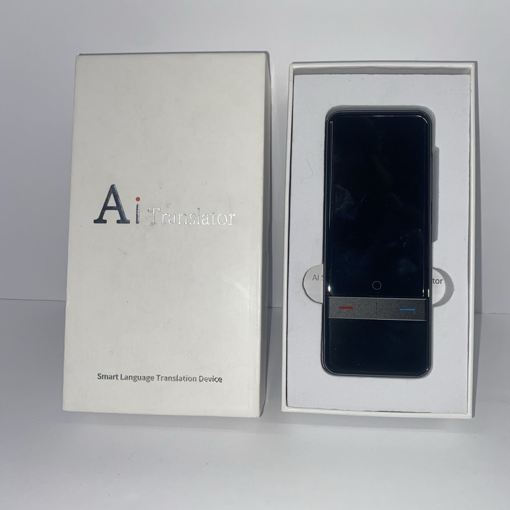 AI Translator Smart Language Translation Device Touchscreen Handheld 2-Way Voice