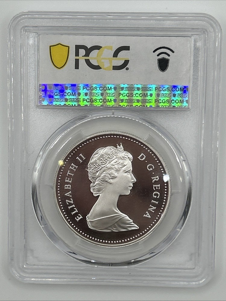 1984 Canada $1 Toronto Proof Silver Dollar PCGS PR69 DCAM