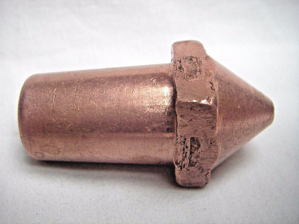 NOS Spot Welding Tip 7/8" Square Solid Copper Morse Taper