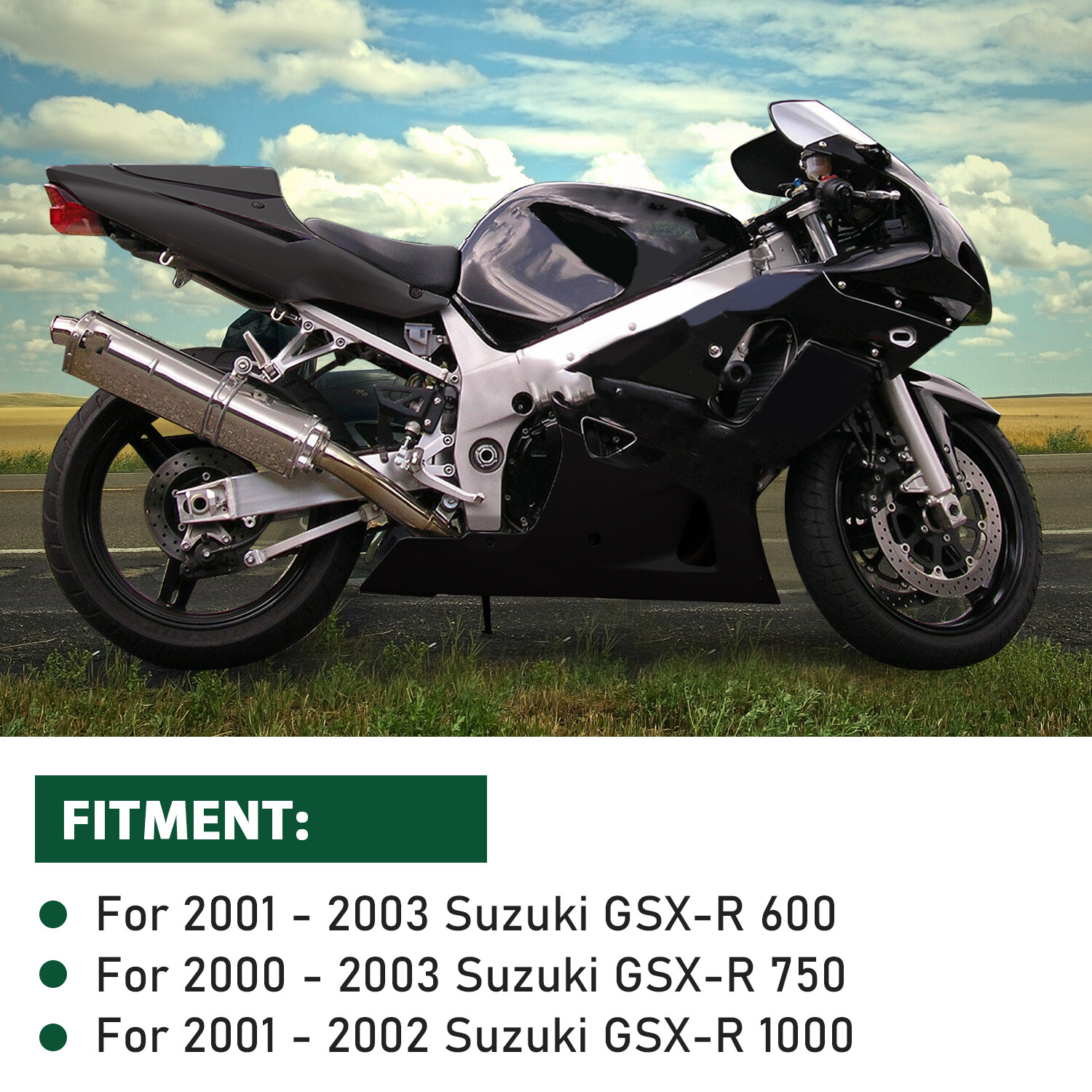 Ram Air Intake Tube Ducts For Suzuki 01-03 GSXR600 01-02 GSXR1000 00-03 GSXR750