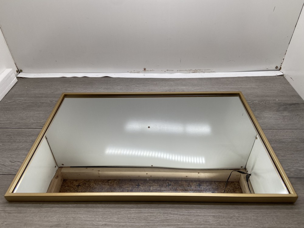 Elegant Lighting MR41828 Eternity 28" x 18" Rectangular Flat - Brass
