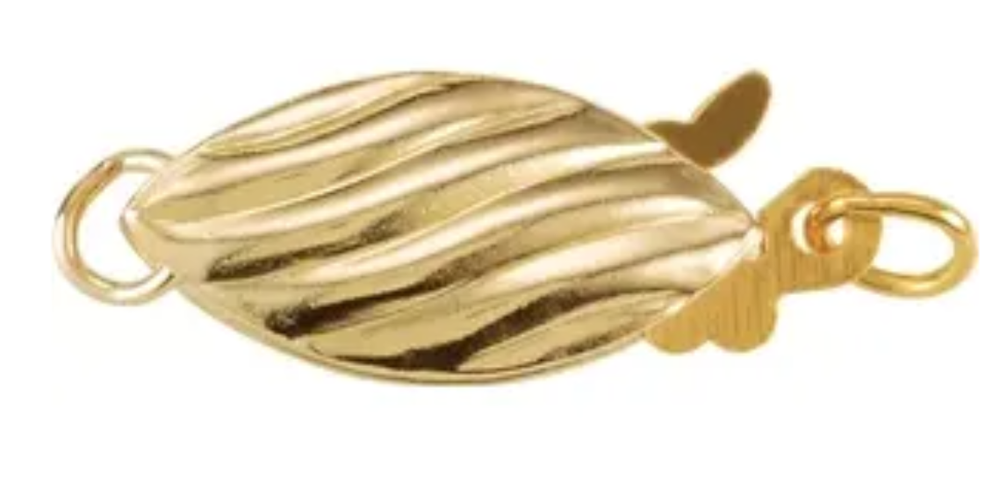 Clasp - Fishhook - Jewelry Components - 14kt Gold Filled - Single Row