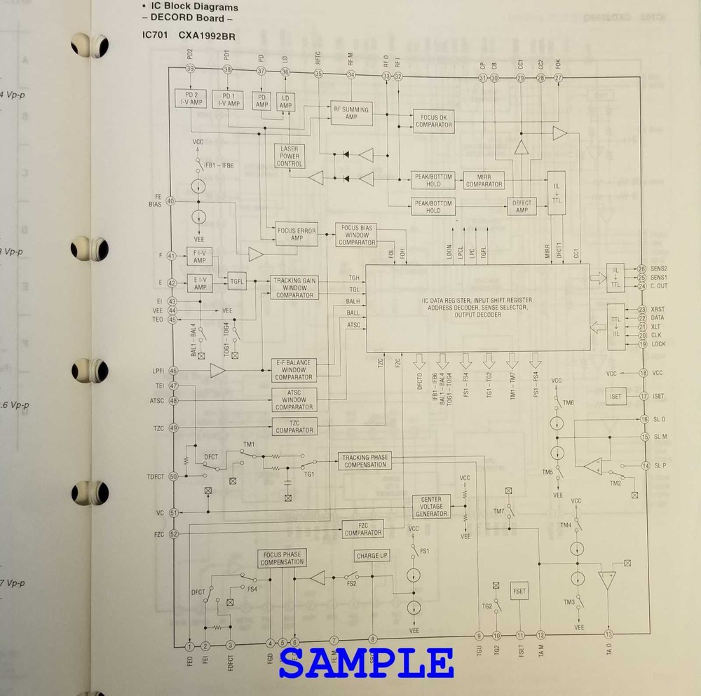 SONY D-E440 D-E441 D-E441SR D-E443 D-E445 Service Manual Original Paper OEM Repa