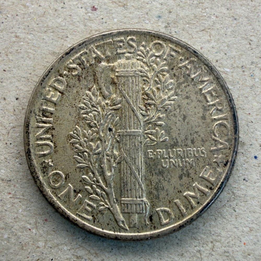 1941 Mercury 10C Dime - AU/BU