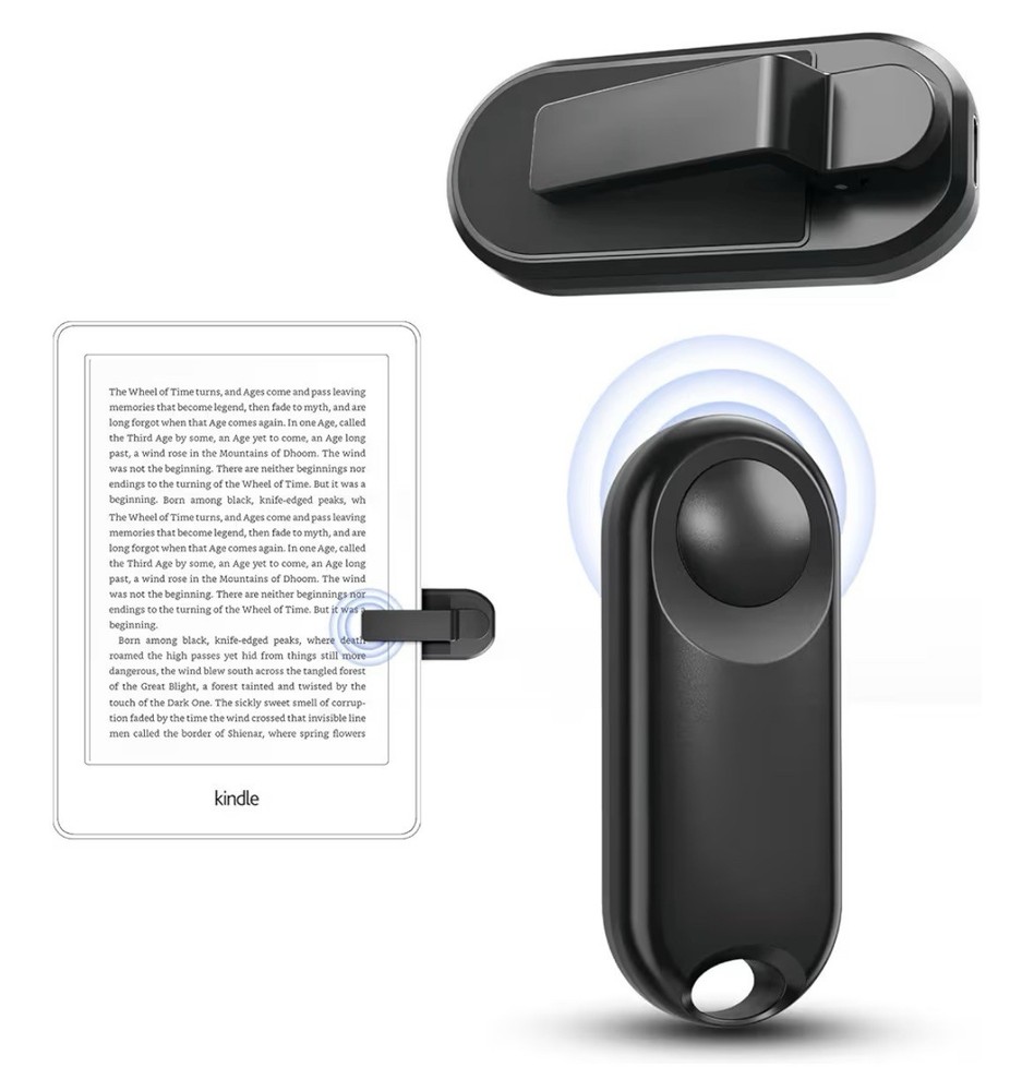 DATAFY Page Turner for Kindle Remote Control Clicker Black