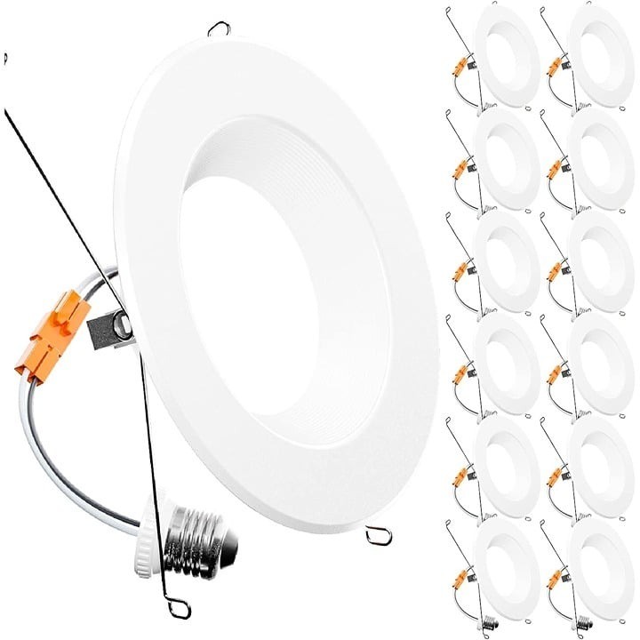Sunco 5/6" Selectable Retrofit Baffle Downlight