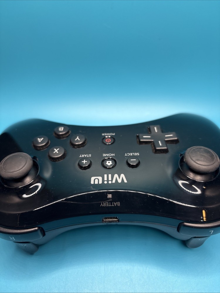 Official OEM Nintendo Wii U Pro Wireless Remote Controller Black WUP-005