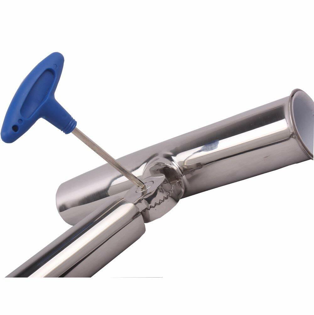 2X 316 Stainless Steel Fishing Rod Holder Outrigger Adjustable for Marine Boat