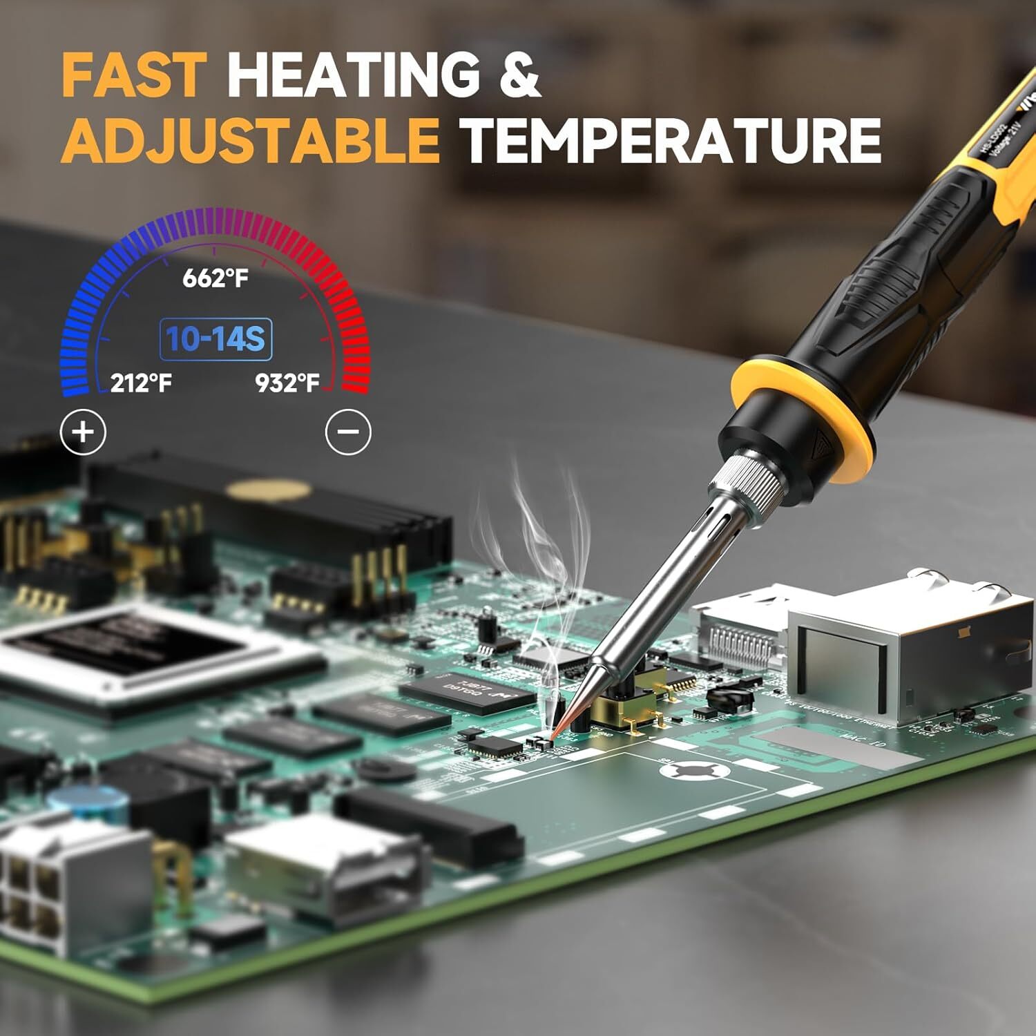 Cordless Electric Digital Soldering Iron Station for Dewalt 20V Max Battery