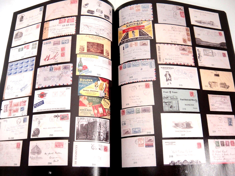 Ron Leith Philatelic Auctions 2013 Catalog Canada Stamps US Postcards Covers