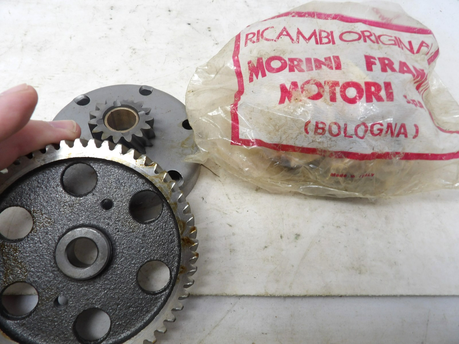 New NOS Morini Franco Clutch Hub/ Flywheel Italjet mini bike Indian 08150901