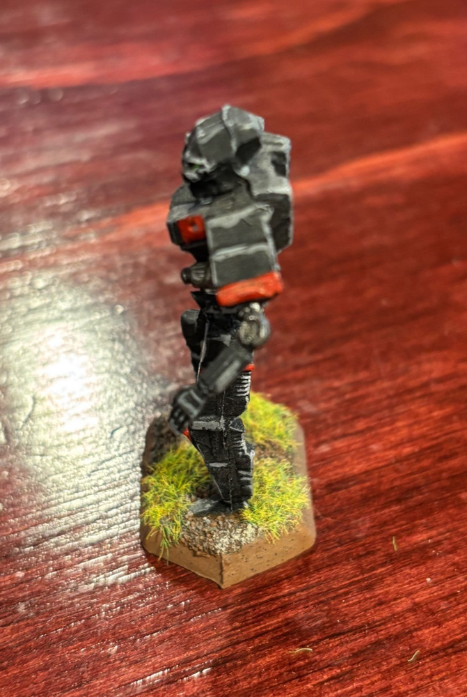 Battletech Painted Plastic Miniature "Quickdraw" Wolf's Dragoons Based