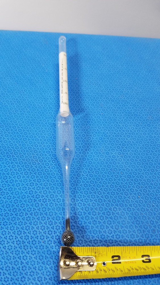 KO Specific Gravity Hydrometer Scale for Light Liquids TEMP 60°/60°F