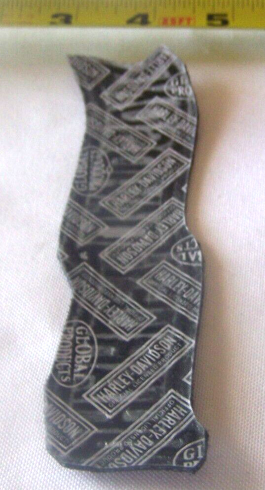 Harley Davidson Banner Black Orange White Vest Jacket Patch