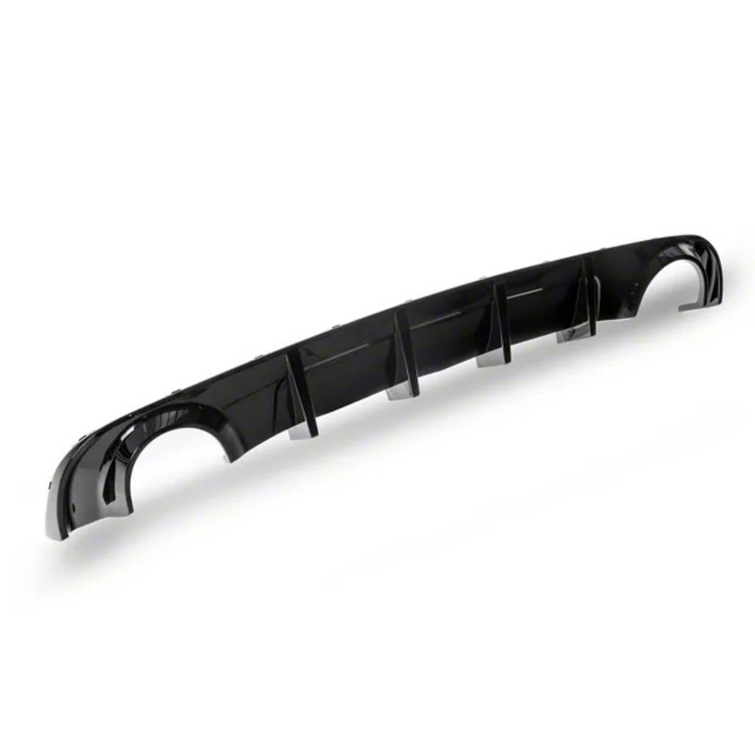 ABS Rear Bumper Diffuser Lip Gloss Black For Dodge Charger R/T SE SXT 2015-2023