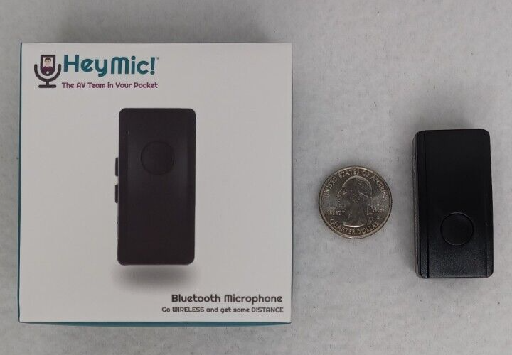 Hey Mic! Bluetooth Microphone: iPhone, Android, PC Mac Audio/Video Record - READ