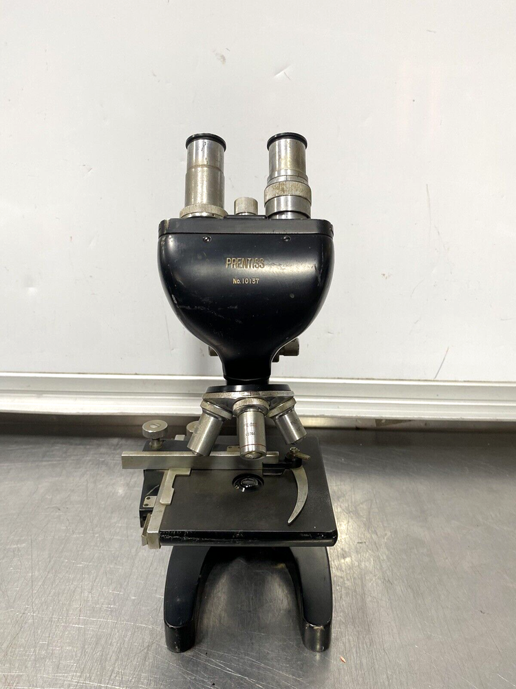 Vintage PRENTISS 10137 Microscope (No Light Source)