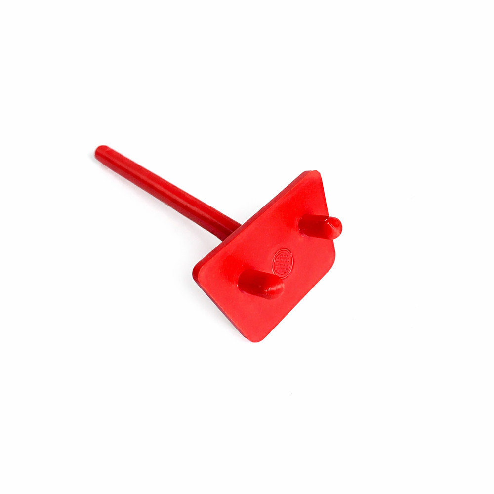 Peg Board Hooks Red Straight Angle LRG Hook x12 NUPEG