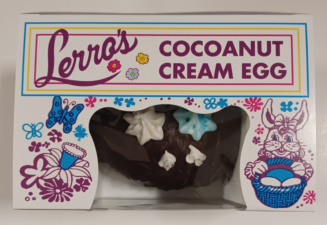 Lerro 16 oz Cocoanut Cream Egg Easter Candy Candies
