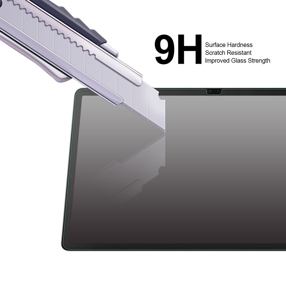 Tempered Glass Screen Protector for Samsung Galaxy Tab S9 Plus/ FE Plus 12.4"