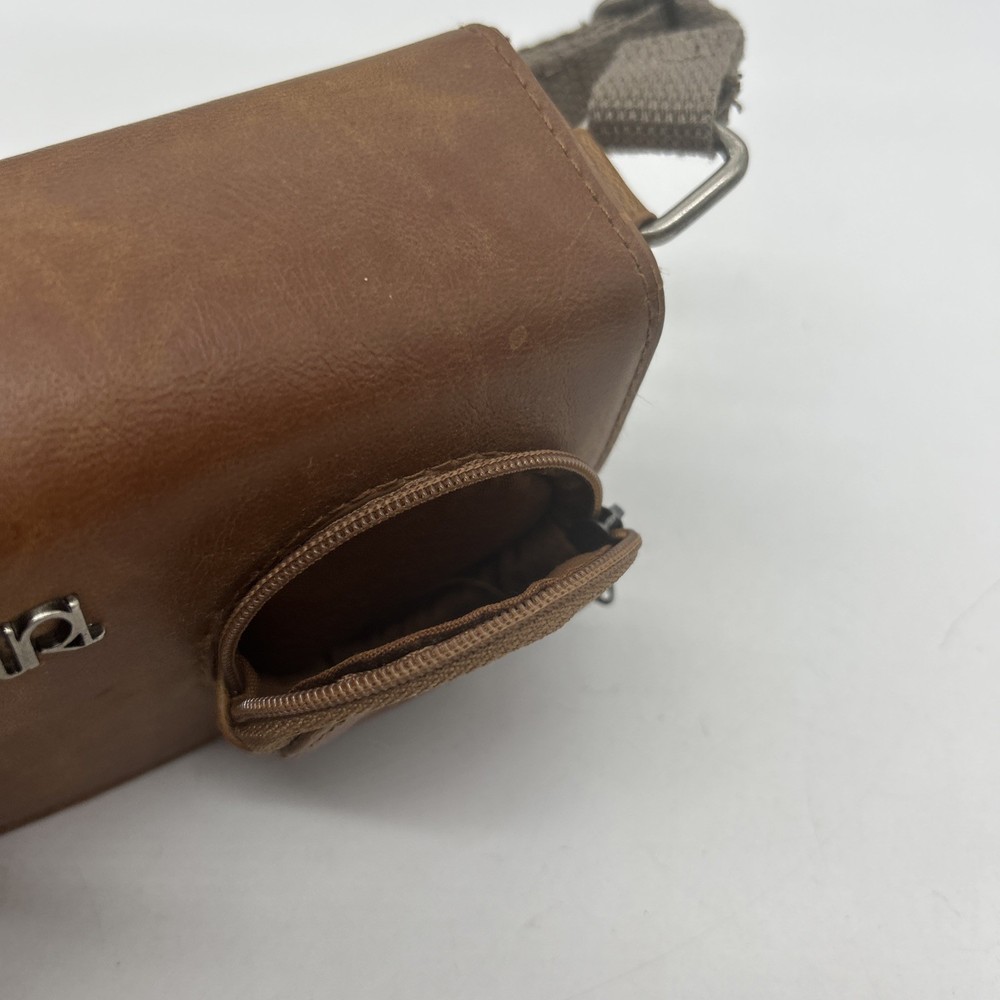 Ripcurl Leather Shoulder Bag Brown Tan Digital Camera Y2K