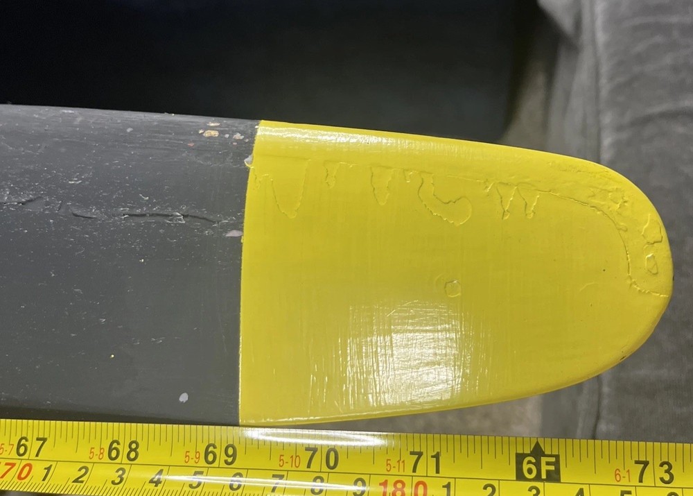 Seth Thomas Round Clock Mounted On A Piper Propeller.