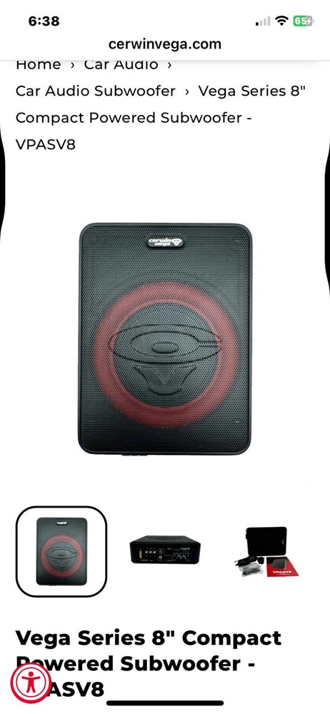 Self Contained With Amp. Attach deep Base to an all-ready good System!