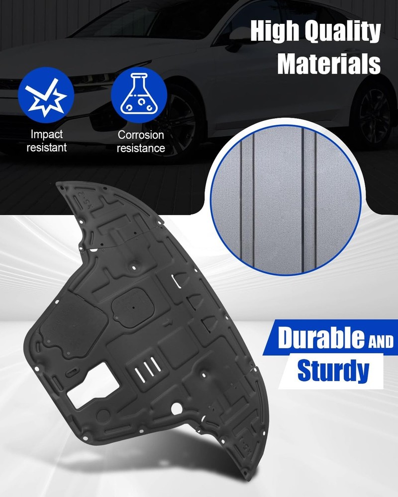 PNYZIK Front Engine Splash Shield Guard Mud Flaps Compatible with KIA K5 2021...