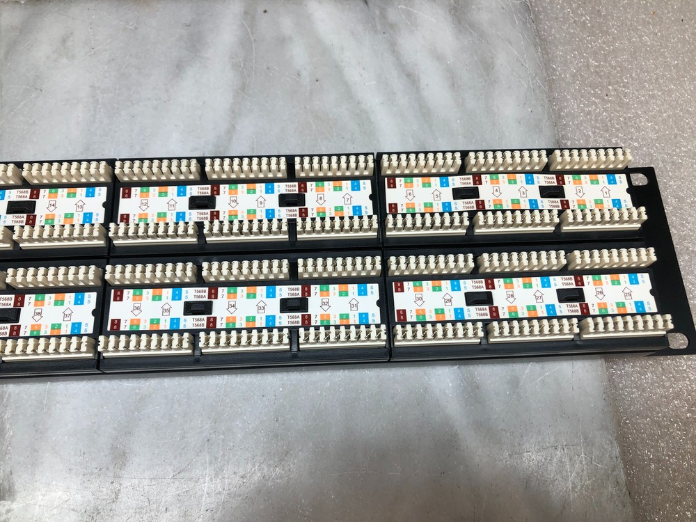 Tripp Lite Model:N052-048 Cat5e Patch Panel 568B-48 Ports OPEN BOX