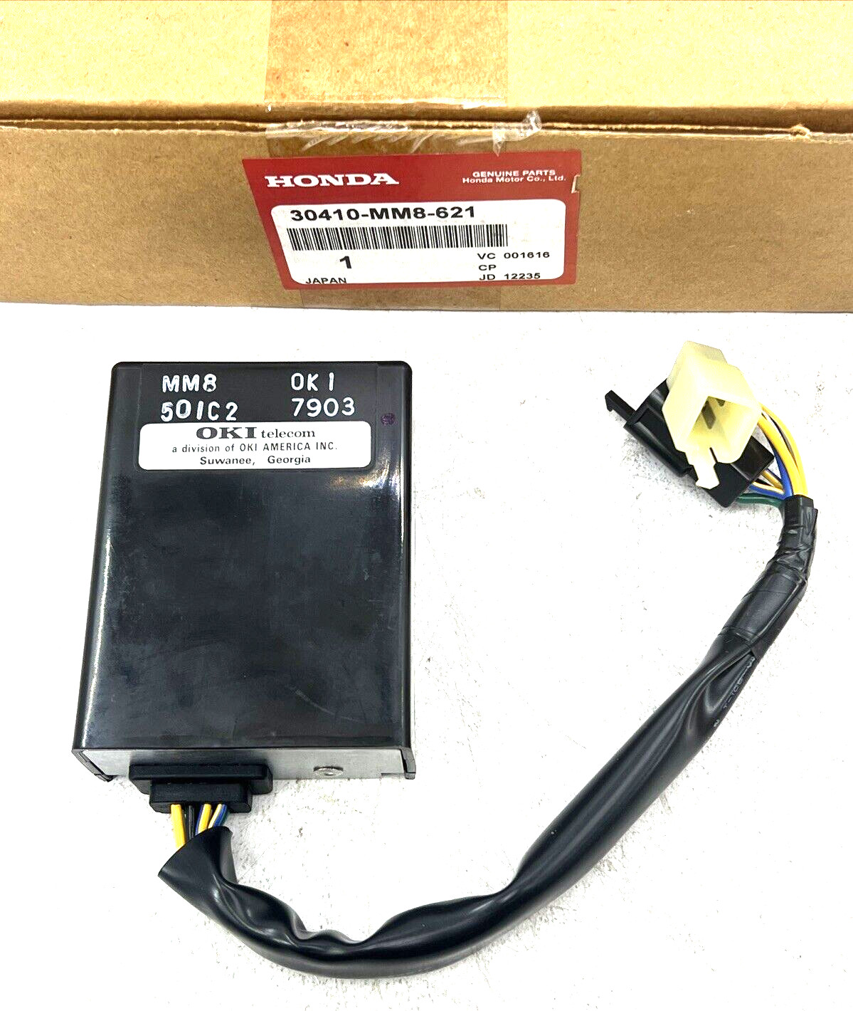 Honda Vt1100C Motorcycle Ignition Module Control Cdi 30410-Mm8-006 Genuine NOS