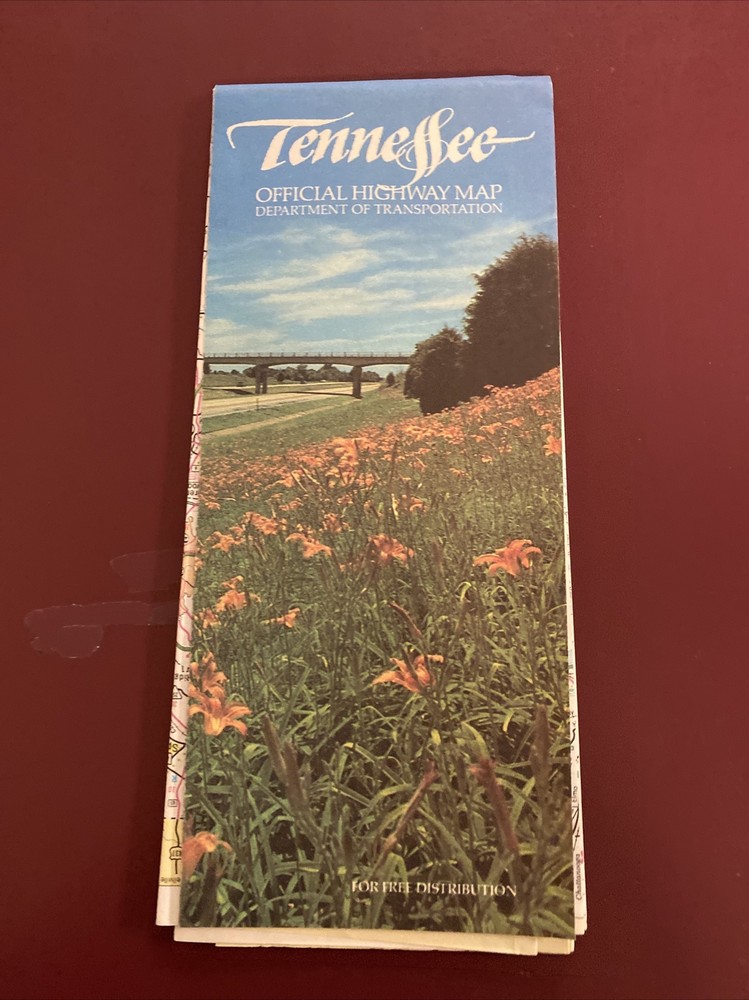 Tennessee Official Highway Map 1989