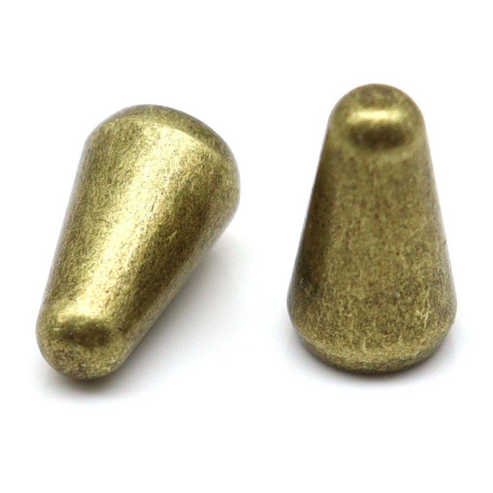 3xGuitar 5 Way Pickup Switch Tip metal Switch Cap Switch Knobs for ST TL Bronze