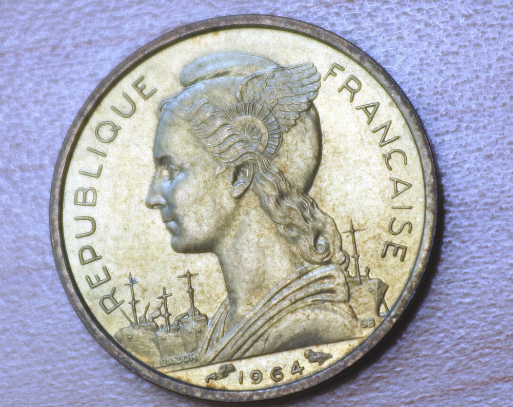 1964 Comores 10 Francs