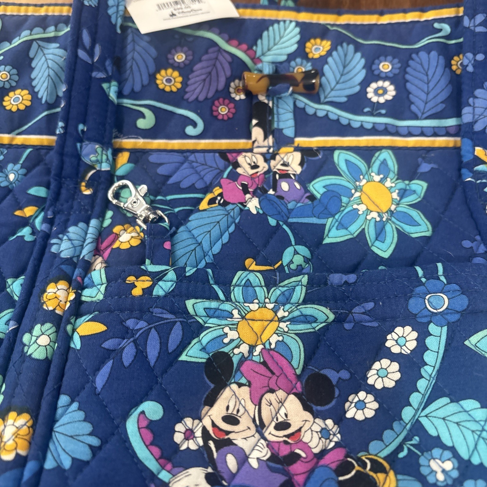 RARE SOLD OUT Disney Vera Bradley Mickey Mouse Disney Dreaming Blue Tote Bag NWT
