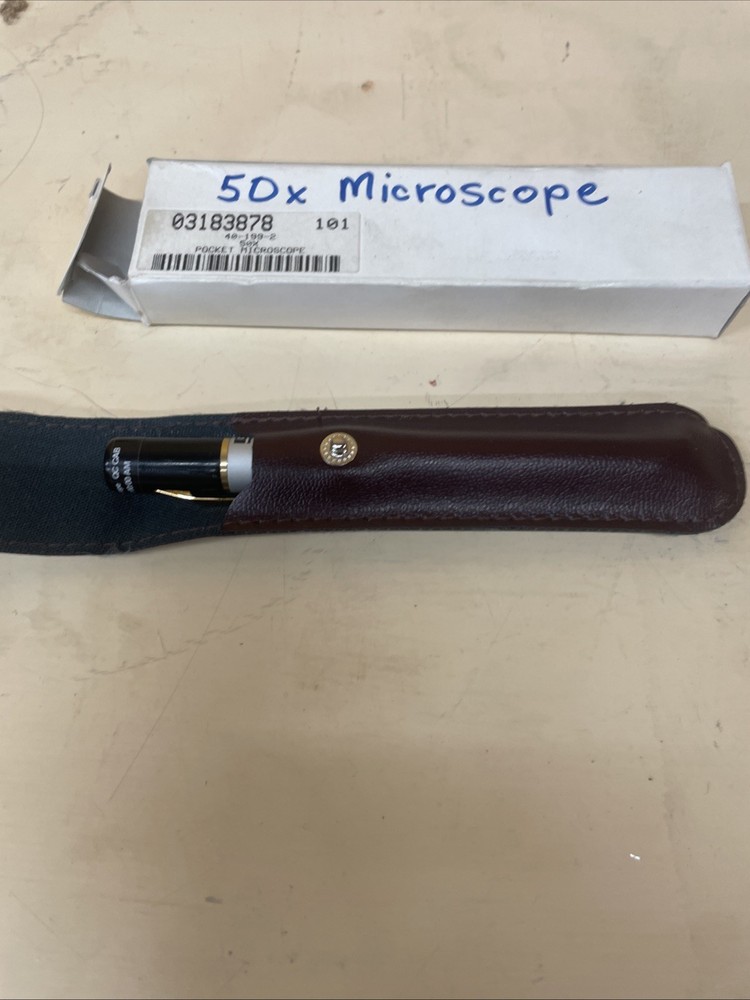 SPI 50x Pocket Microscope 40-199-2 Monocular